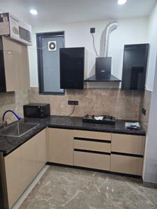Kitchen Image of 600 Sq.ft 1 BHK Independent House for rent in Sector 52 Gurgaon for Rs. 36000