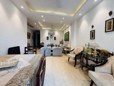 Living Room Image of 1800 Sq.ft 3 BHK Builder Floor for sale in Malviya Nagar New Delhi for Rs. 44500000