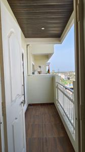 Balcony Image of 1200 Sq.ft 3 BHK Apartment / Flat for rent in Airport Road Bhopal for Rs. 15000
