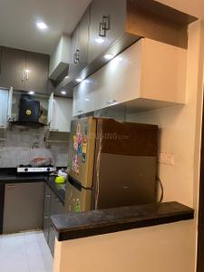 Kitchen Image of 1100 Sq.ft 3 BHK Builder Floor for rent in New Town Kolkata for Rs. 38000