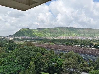 Balcony Image of 750 Sq.ft 2 BHK Apartment / Flat for rent in Ashar Arize, Kalwa Thane for Rs. 38000