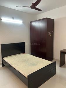 Bedroom Image of 1200 Sq.ft 3 BHK Apartment / Flat for rent in Hilife Heights, Ayyanthole Thrissur for Rs. 18500