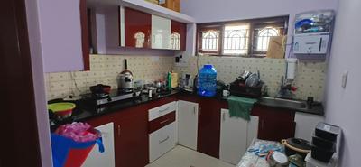 Kitchen Image of 1200 Sq.ft 2 BHK Independent House for rent in Hebbal Kempapura Bengaluru for Rs. 26000