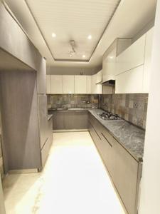 Kitchen Image of 1600 Sq.ft 2 BHK Builder Floor for rent in Chittaranjan Park New Delhi for Rs. 70000