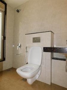 Bathroom Image of 1250 Sq.ft 3 BHK Apartment / Flat for rent in Sheth Montana, Mulund West Mumbai for Rs. 79500