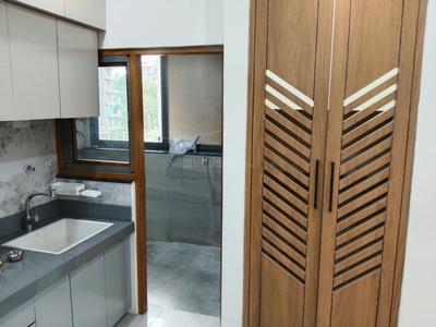 Kitchen Image of 2259 Sq.ft 3 BHK Apartment / Flat for sale in Pramukh Omkar Rivanta 1, Randesan Gandhinagar for Rs. 14000000
