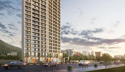 Image of 950 Sq.ft 2 BHK Apartment / Flat for sale in Puraniks Grand Central, Thane West, Thane for Rs. 9700000