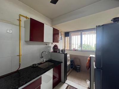 Kitchen Image of 1300 Sq.ft 3 BHK Apartment / Flat for rent in Samraat Tropicano, Anandvalli Nashik for Rs. 50000