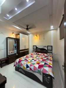 Bedroom Image of 900 Sq.ft 2 BHK Builder Floor for rent in Dwarka Mor New Delhi for Rs. 23000