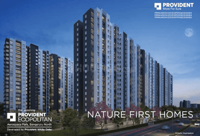 Image of 660 Sq.ft 2 BHK Apartment / Flat for sale in Northern Lights By Puravankara KVN, Bagalur, Bengaluru for Rs. 14500000