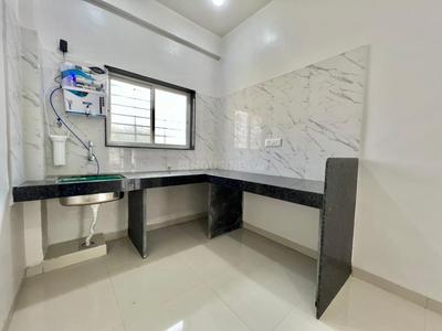 Kitchen Image of 630 Sq.ft 1 BHK Apartment / Flat for rent in Kolhewadi Pune for Rs. 9000