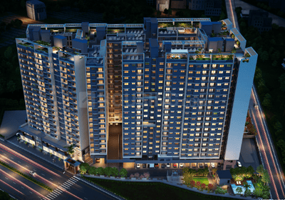 Image of 1024 Sq.ft 2 BHK Apartment / Flat for sale in Global Platinum Citylights Phase 2, Moshi, Pune for Rs. 6835213