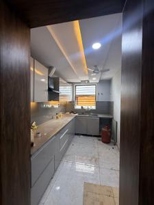 Kitchen Image of 1200 Sq.ft 3 BHK Builder Floor for rent in RPS Palm Drive, Sector 88 Faridabad for Rs. 25000