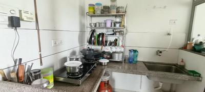 Kitchen Image of 650 Sq.ft 1 BHK Apartment / Flat for sale in Rohan Abhilasha, Wagholi Pune for Rs. 4500000