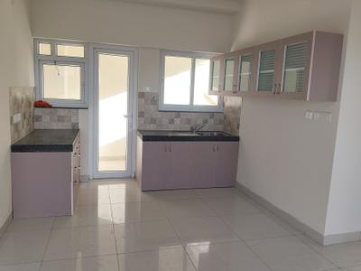 Kitchen Image of 1250 Sq.ft 3 BHK Apartment / Flat for rent in Puravankara Purva Silversands Phase 1 Building 4 To 9, Mundhwa Pune for Rs. 35000