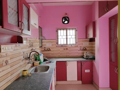 Kitchen Image of 850 Sq.ft 2 BHK Apartment / Flat for rent in Emmanuel Rehoboth, Vengaivasal Chennai for Rs. 18000