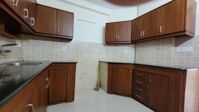 Kitchen Image of 1400 Sq.ft 3 BHK Apartment / Flat for rent in  Melford Park, Puthenangady Kottayam for Rs. 17500