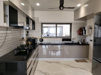 Kitchen Image of 3640 Sq.ft 4 BHK Apartment / Flat for rent in Times 104, Bodakdev Ahmedabad for Rs. 350000