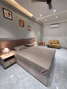 Bedroom Image of 1100 Sq.ft 1 RK Builder Floor for rent in Sector 30 Gurgaon for Rs. 25000
