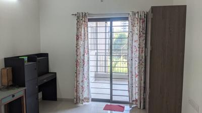 Bedroom Image of 1500 Sq.ft 3 BHK Apartment / Flat for rent in Skyi Songbirds , Bhugaon Pune for Rs. 35000