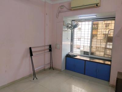 Bedroom Image of 800 Sq.ft 1 BHK Apartment / Flat for rent in Kopar Khairane Navi Mumbai for Rs. 30000