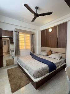 Bedroom Image of 621 Sq.ft 1 BHK Builder Floor for rent in Koramangala Bengaluru for Rs. 35000