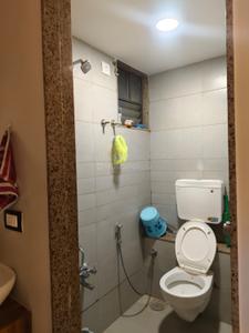 Bathroom Image of 850 Sq.ft 1 BHK Apartment / Flat for rent in RRG HR Evernest, Ghuma Ahmedabad for Rs. 30000
