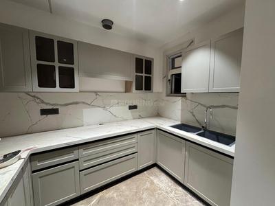 Kitchen Image of 2000 Sq.ft 3 BHK Builder Floor for sale in Kirti Nagar New Delhi for Rs. 30000000