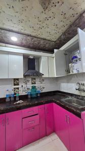 Kitchen Image of 810 Sq.ft 2 BHK Builder Floor for rent in Sector 15 Dwarka New Delhi for Rs. 21000