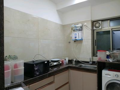 Kitchen Image of 954 Sq.ft 2 BHK Apartment / Flat for rent in Ajmera Bhakti Park, Wadala East Mumbai for Rs. 89000