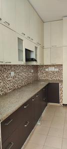 Kitchen Image of 1500 Sq.ft 3 BHK Apartment / Flat for rent in AWHO Vay Sector 8B G, Vrindavan Yojana Lucknow for Rs. 21000