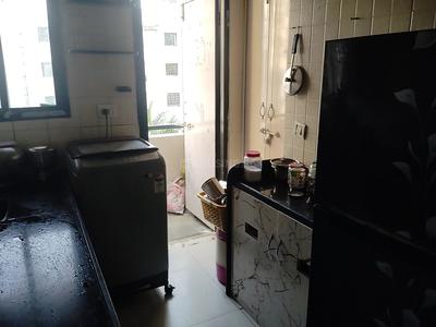 Kitchen Image of 999 Sq.ft 2 BHK Apartment / Flat for sale in Nirnay Nagar Ahmedabad for Rs. 4700000