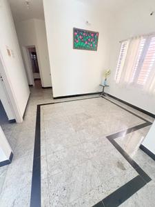 Bathroom Image of 850 Sq.ft 1 BHK Independent House for rent in Murugeshpalya Bengaluru for Rs. 23000