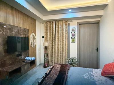 Bedroom Image of 1250 Sq.ft 1 BHK Apartment / Flat for rent in Ramkrishna Apartments, Mansarovar Jaipur for Rs. 9000