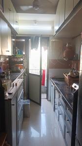 Kitchen Image of 601 Sq.ft 2 BHK Apartment / Flat for sale in KT Trigun Chs Ltd, Borivali West Mumbai for Rs. 16600000