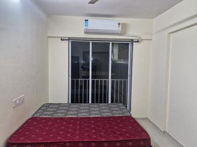 Bedroom Image of 450 Sq.ft 1 BHK Apartment / Flat for rent in Mahape Navi Mumbai for Rs. 12000