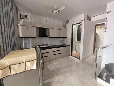 Kitchen Image of 1800 Sq.ft 3 BHK Apartment / Flat for rent in Kalyan Empire Estate, Bhicholi Mardana Indore for Rs. 24000