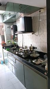 Kitchen Image of 550 Sq.ft 1 BHK Apartment / Flat for sale in HDIL Dheeraj Jamuna, Malad West Mumbai for Rs. 12500000
