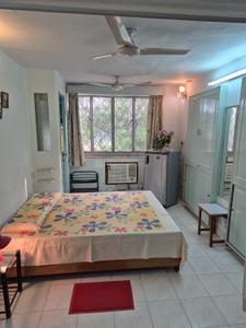Bedroom Image of 300 Sq.ft 1 RK Builder Floor for rent in Gulmohar Park New Delhi for Rs. 37000