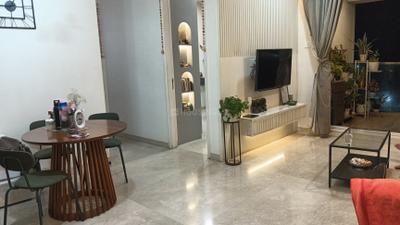 Living Room Image of 1230 Sq.ft 2 BHK Apartment / Flat for rent in Aurum Q Residences R3, MIDC Industrial Area Navi Mumbai for Rs. 80000