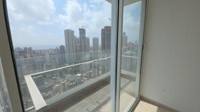 Balcony Image of 1600 Sq.ft 3 BHK Apartment / Flat for rent in Monte South, Byculla Mumbai for Rs. 175000