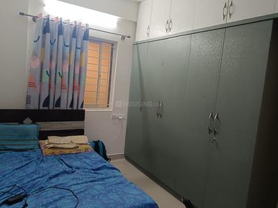 Bedroom Image of 1041 Sq.ft 2 BHK Apartment / Flat for sale in Sai Luxus Serenity, Horamavu Bengaluru for Rs. 7500000