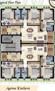 Image of 1850 Sq.ft 3 BHK Builder Floor for sale in Nayapalli, Bhubaneswar for Rs. 22500000