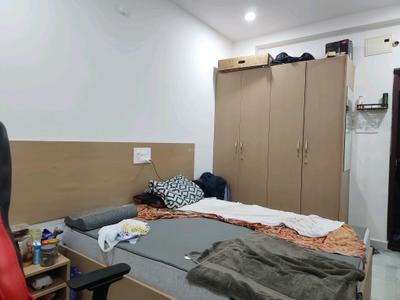 Bedroom Image of 400 Sq.ft 1 RK Apartment / Flat for rent in Kondapur Hyderabad for Rs. 17000