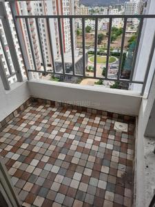 Balcony Image of 1200 Sq.ft 3 BHK Apartment / Flat for rent in Majestique Rhythm County, Handewadi Pune for Rs. 23000