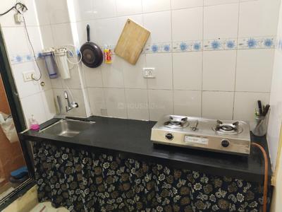 Kitchen Image of 580 Sq.ft 1 BHK Apartment / Flat for sale in Balkrishna Residency, Ulwe Navi Mumbai for Rs. 4000000