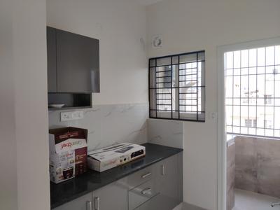 Kitchen Image of 600 Sq.ft 1 BHK Apartment / Flat for rent in Brookefield Bengaluru for Rs. 32000