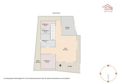 Image of 1800 Sq.ft 3 BHK Independent House for sale in Hebbal, Bengaluru for Rs. 27900000