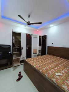 Bedroom Image of 950 Sq.ft 2 BHK Builder Floor for rent in Jhilmil Colony New Delhi for Rs. 18000