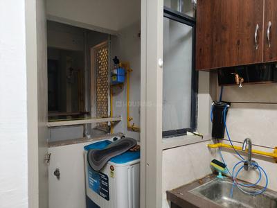 Kitchen Image of 1600 Sq.ft 2 BHK Apartment / Flat for rent in Aatrey Ivaan 6, Nana Chiloda Ahmedabad for Rs. 22500